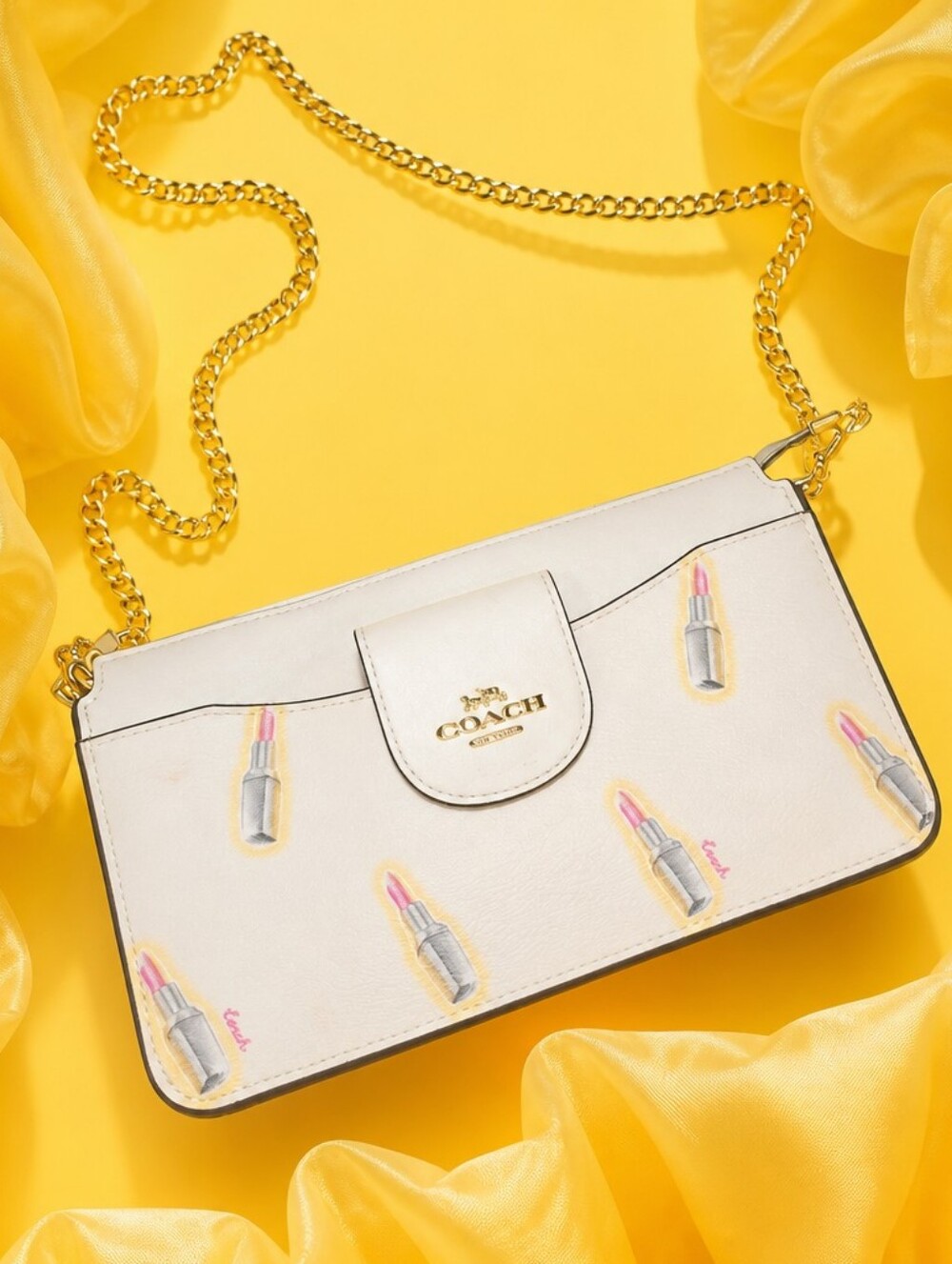 Rare Coach Poppy Crossbody Bag Lipstick